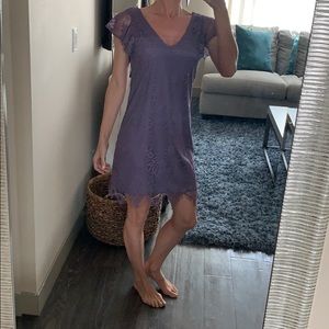 Francesca's Purple Lace Dress